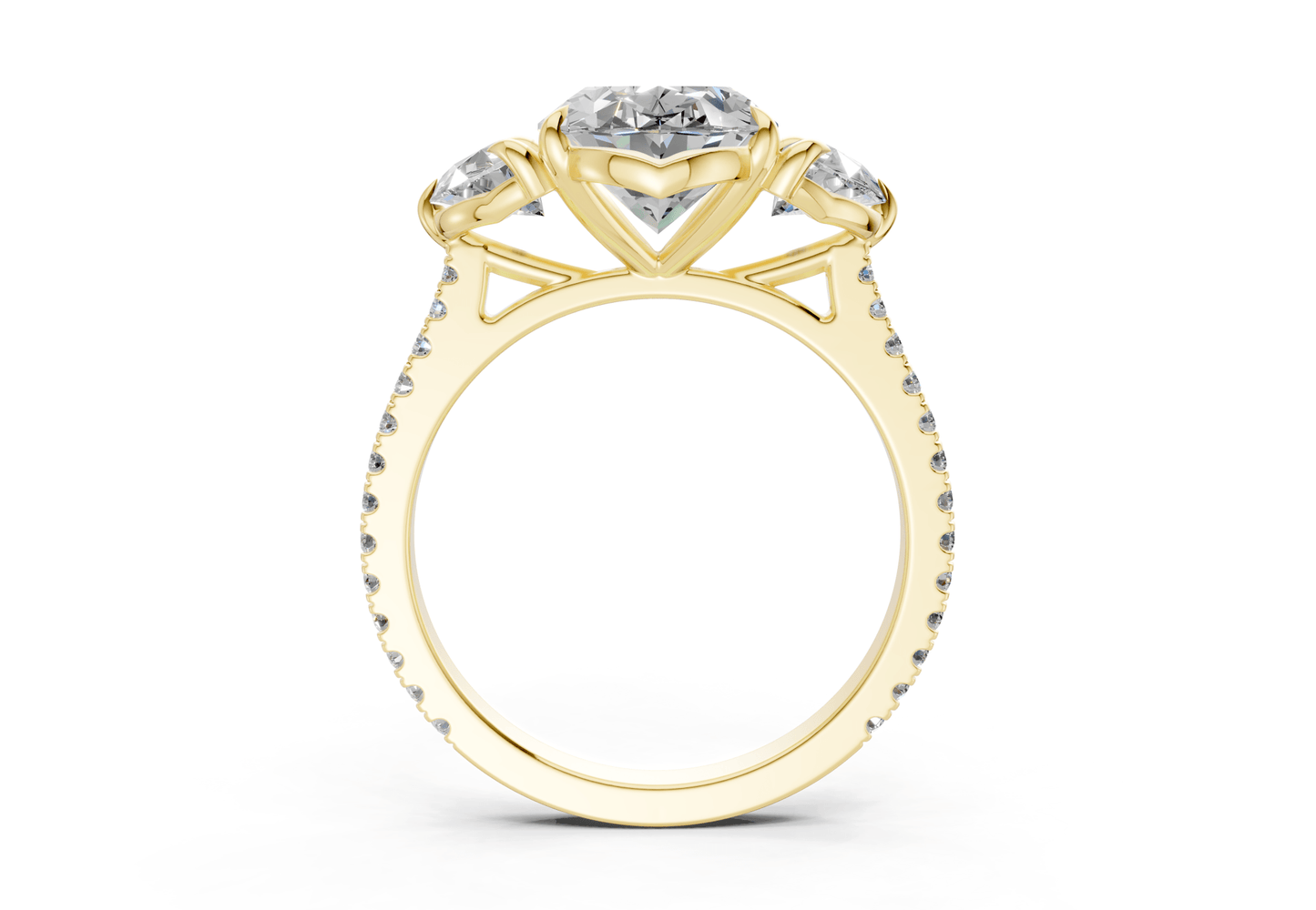 The Broome Pavé Engagement Ring - Ring Premier