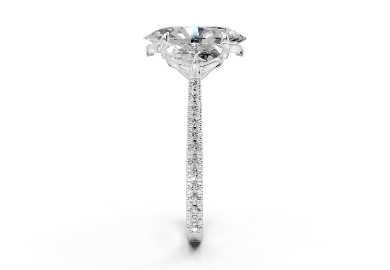 The Broome Pavé Engagement Ring - Ring Premier