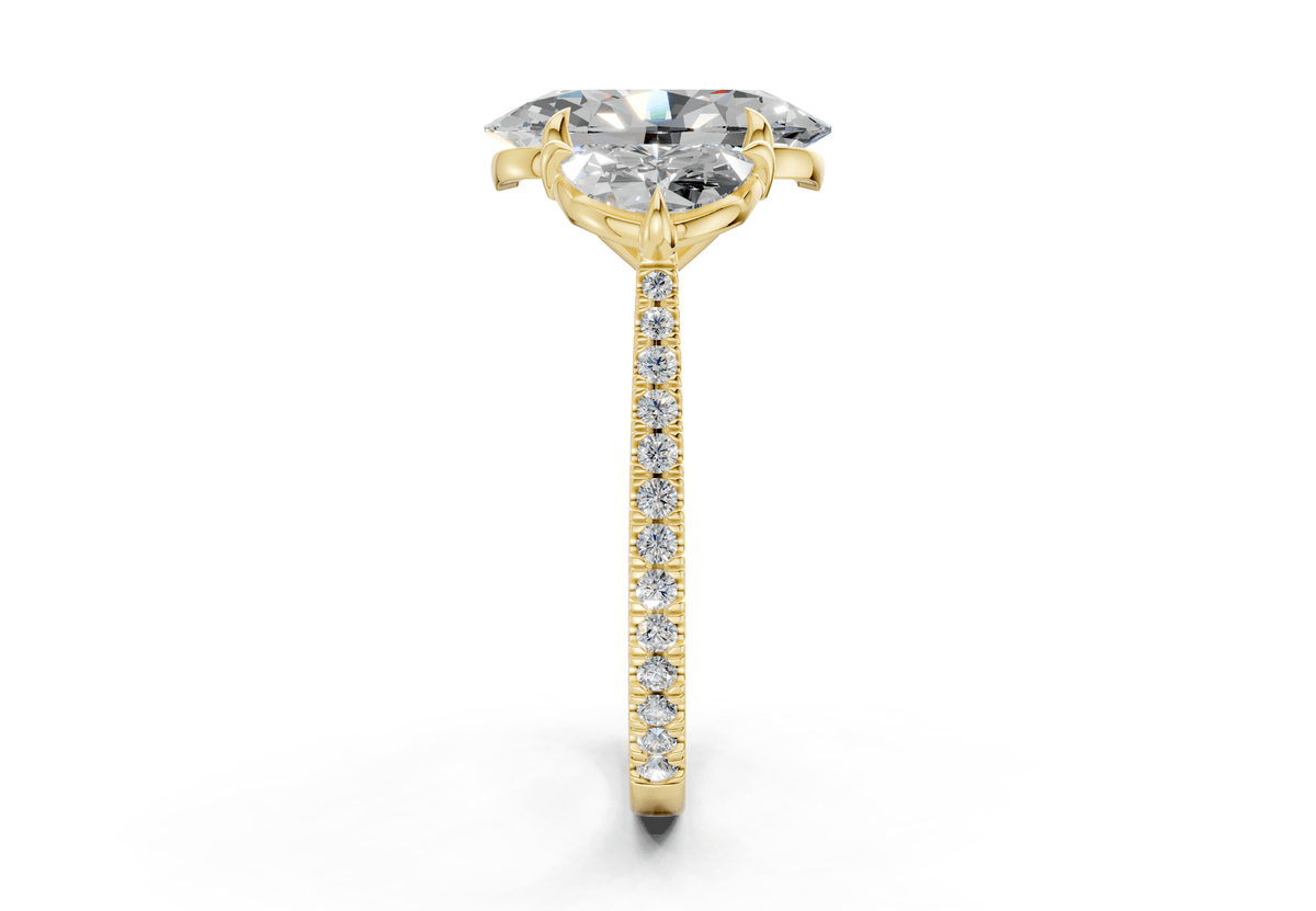 The Broome Pavé Engagement Ring