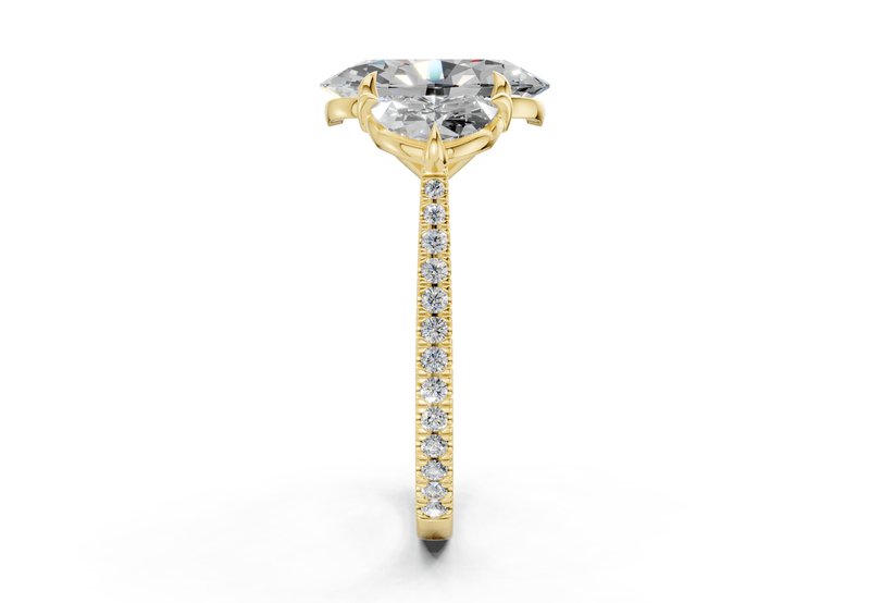 The Broome Pavé Engagement Ring - Ring Premier
