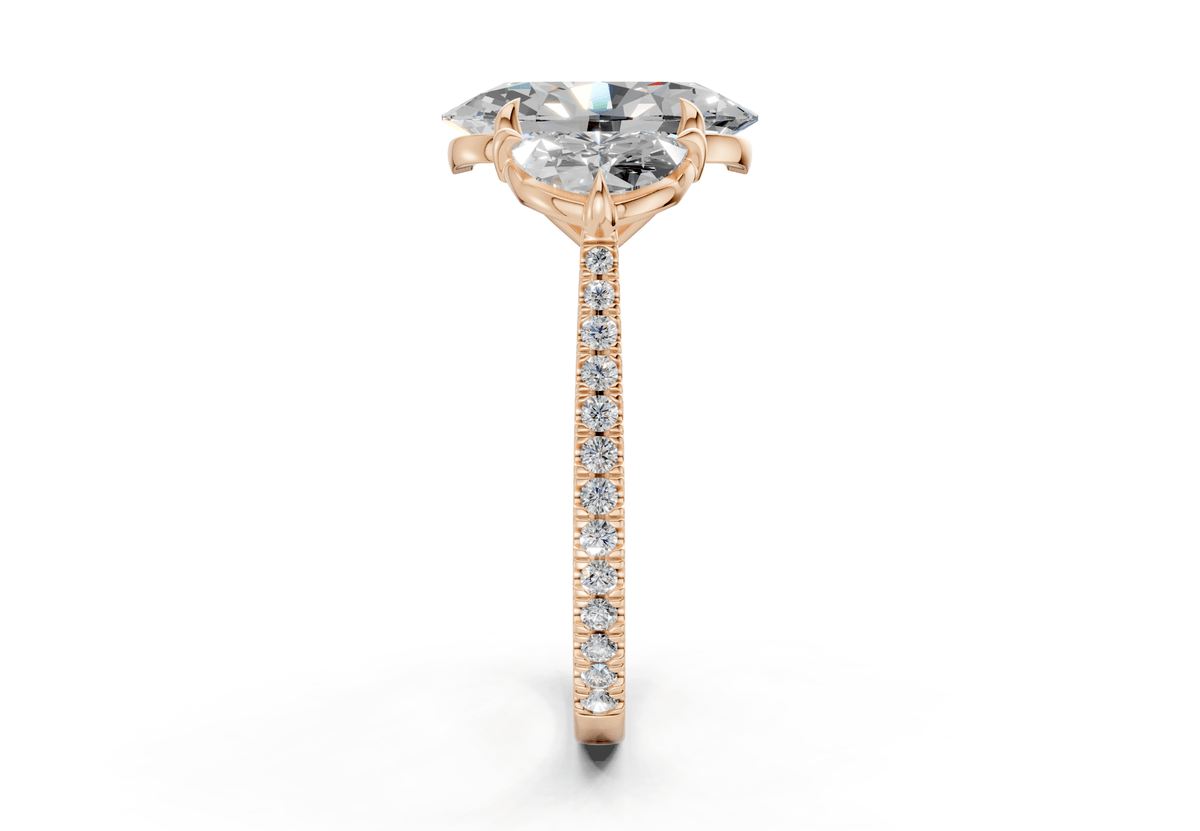 The Broome Pavé Engagement Ring