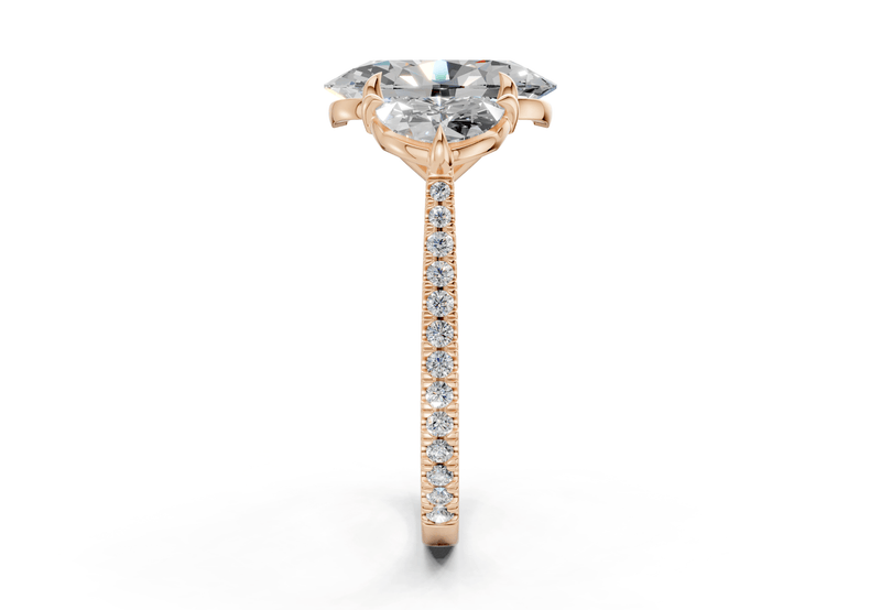 The Broome Pavé Engagement Ring - Ring Premier