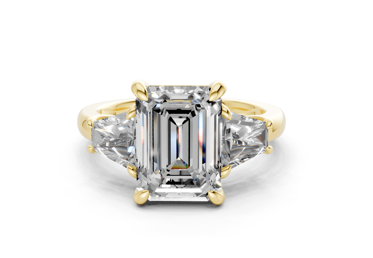 The Broome Three Stone Engagement Ring