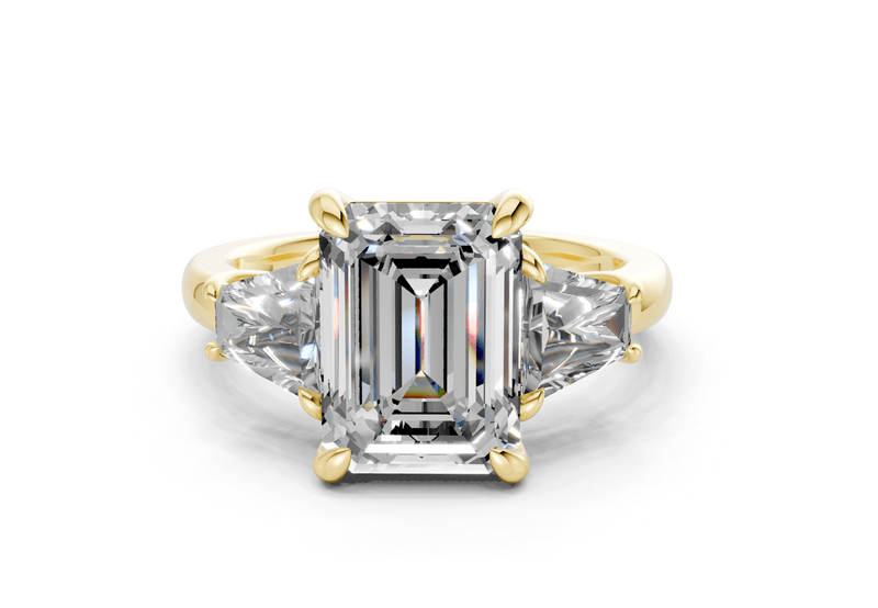 The Broome Three Stone Engagement Ring