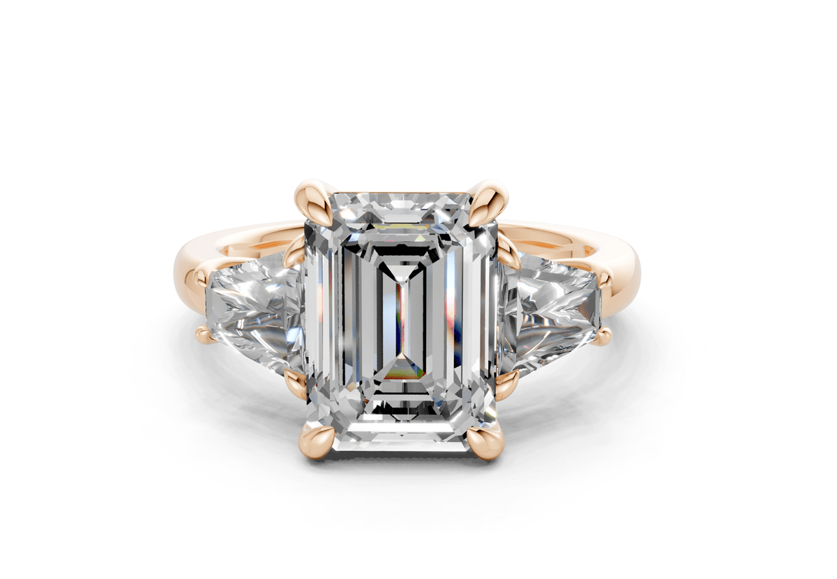 The Broome Three Stone Engagement Ring