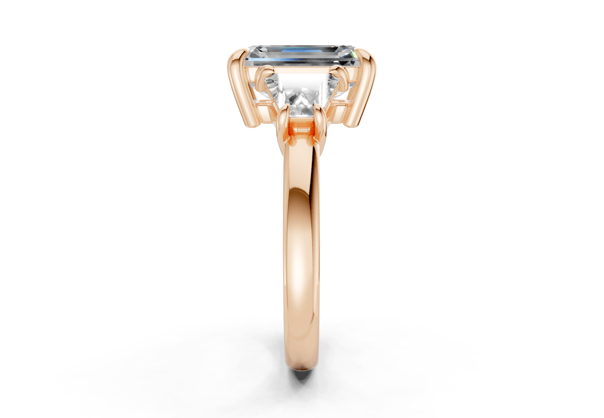 The Broome Three Stone Engagement Ring
