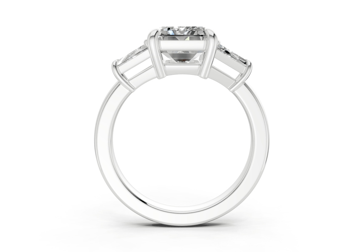 The Broome Three Stone Engagement Ring