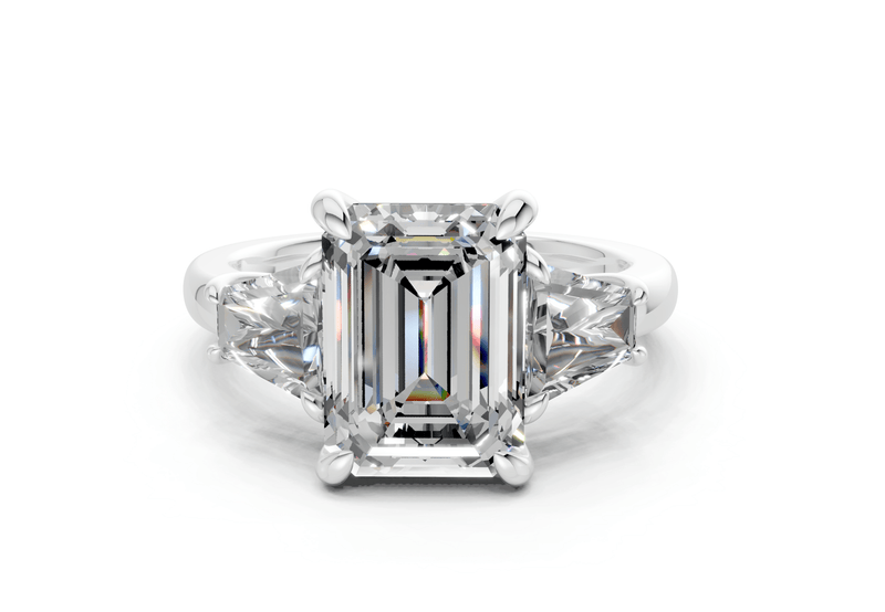 The Broome Three Stone Engagement Ring - Ring Premier