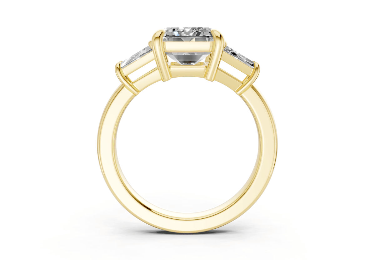 The Broome Three Stone Engagement Ring