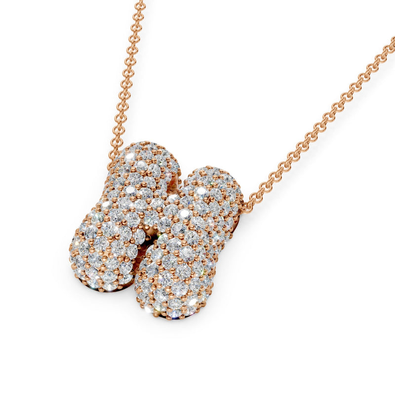 The Bubbletini Pavé Necklace - Ring Premier