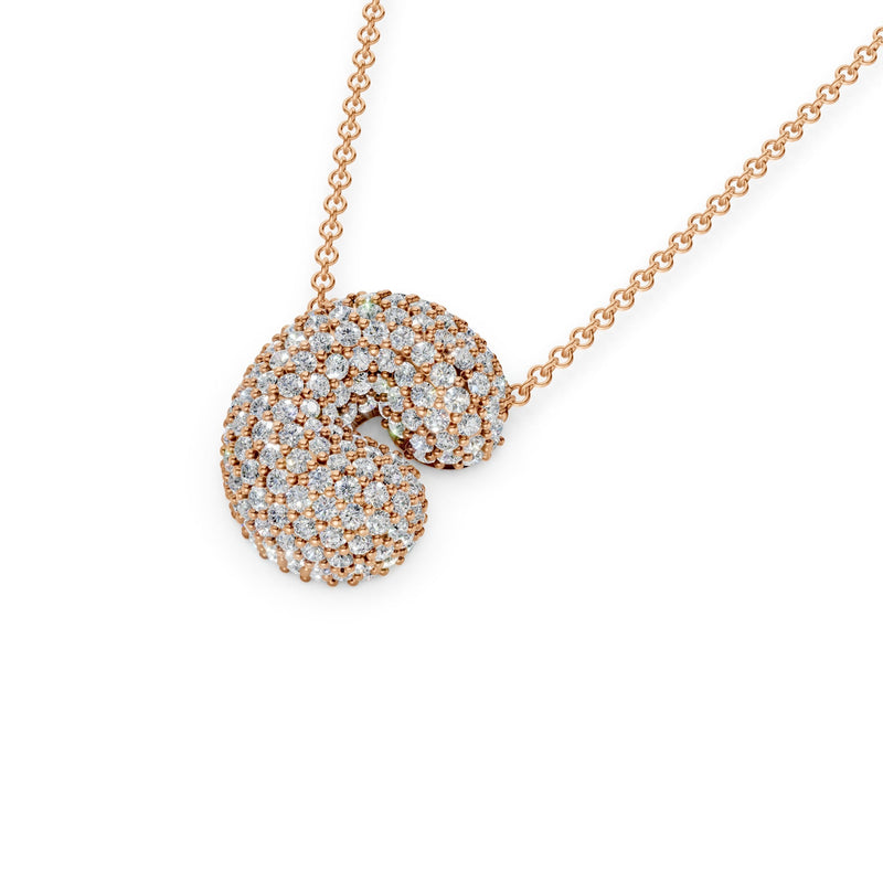 The Bubbletini Pavé Necklace - Ring Premier