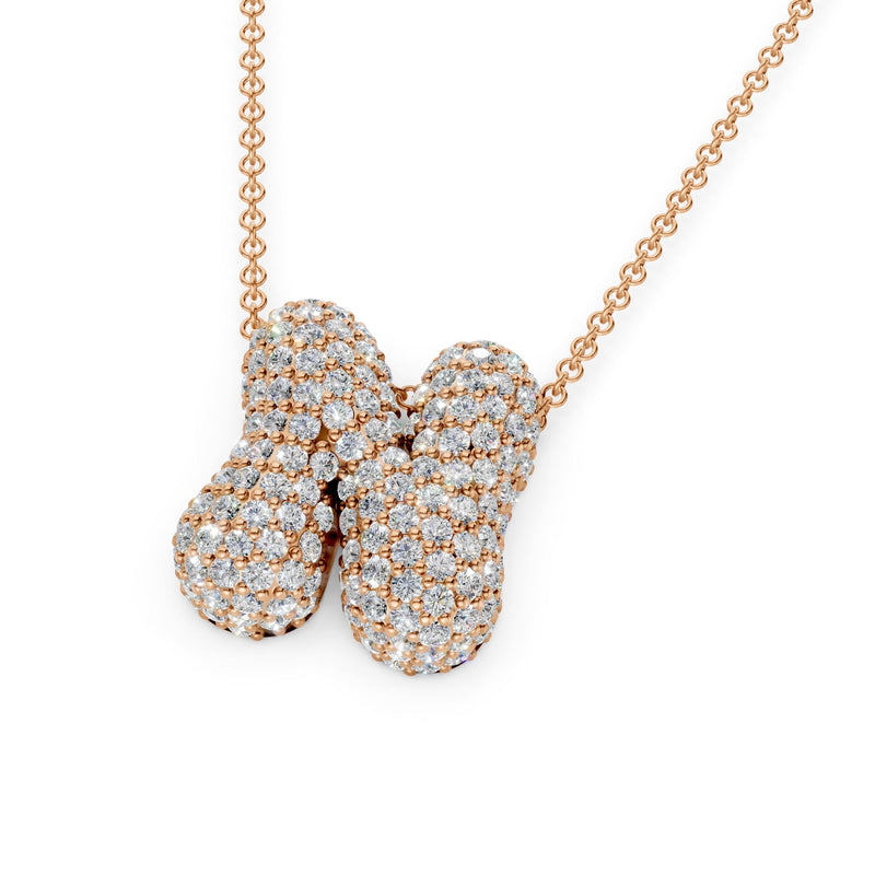 The Bubbletini Pavé Necklace - Ring Premier