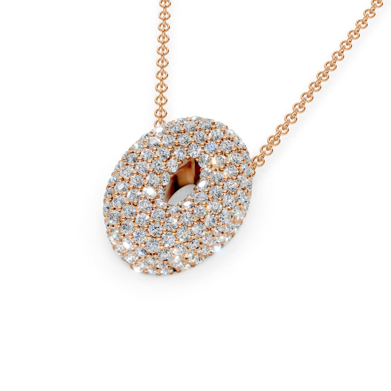 The Bubbletini Pavé Necklace - Ring Premier