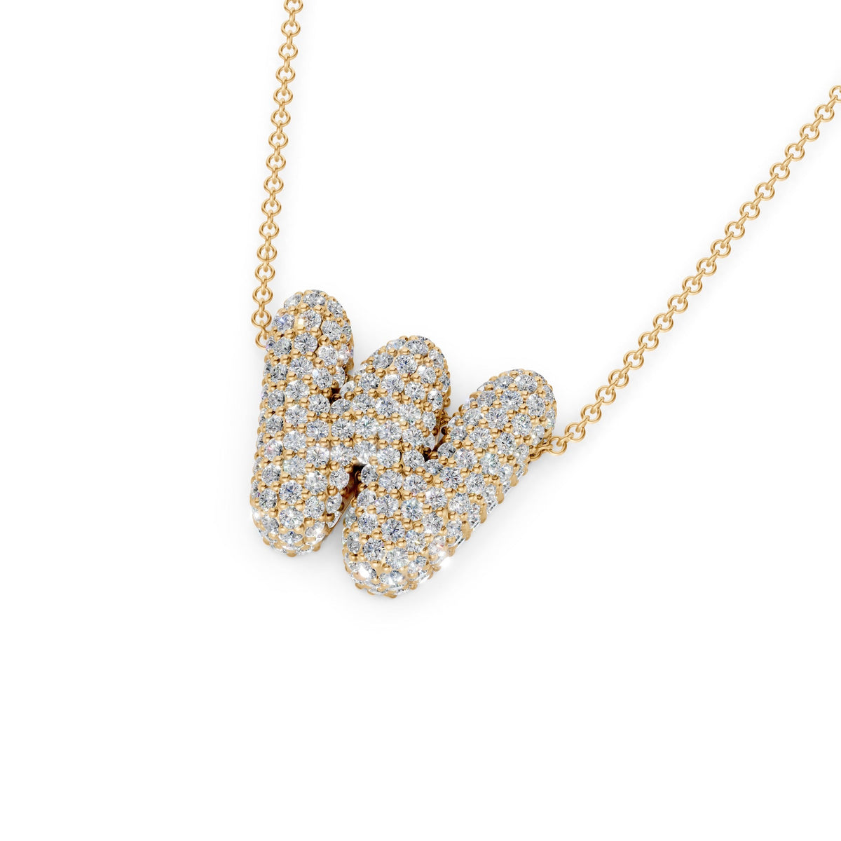 The Bubbletini Pavé Necklace