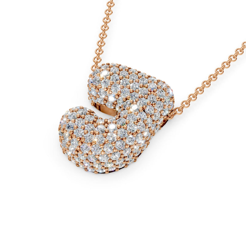 The Bubbletini Pavé Necklace - Ring Premier