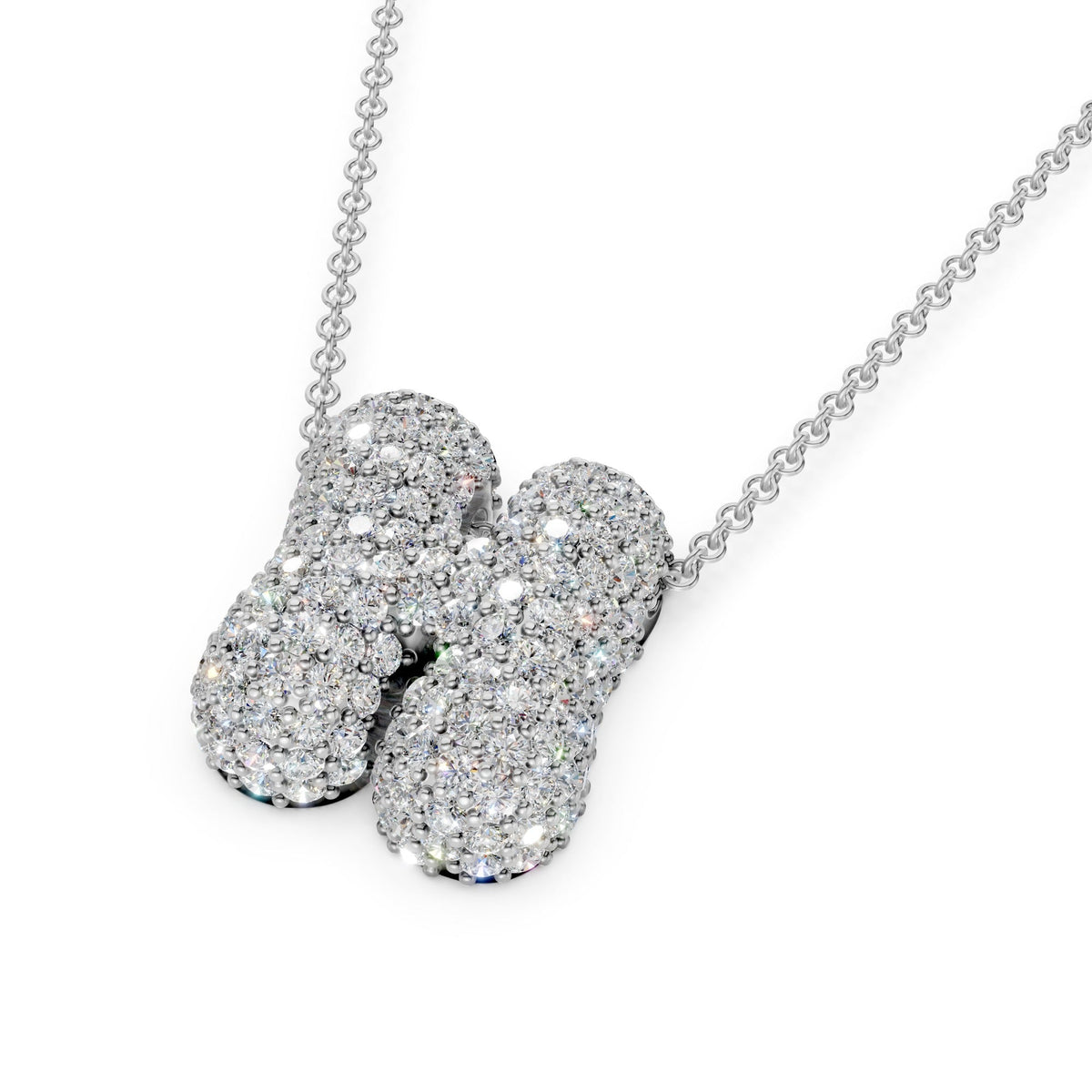 The Bubbletini Pavé Necklace