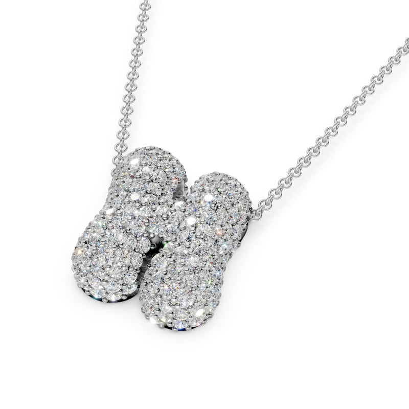 The Bubbletini Pavé Necklace - Ring Premier