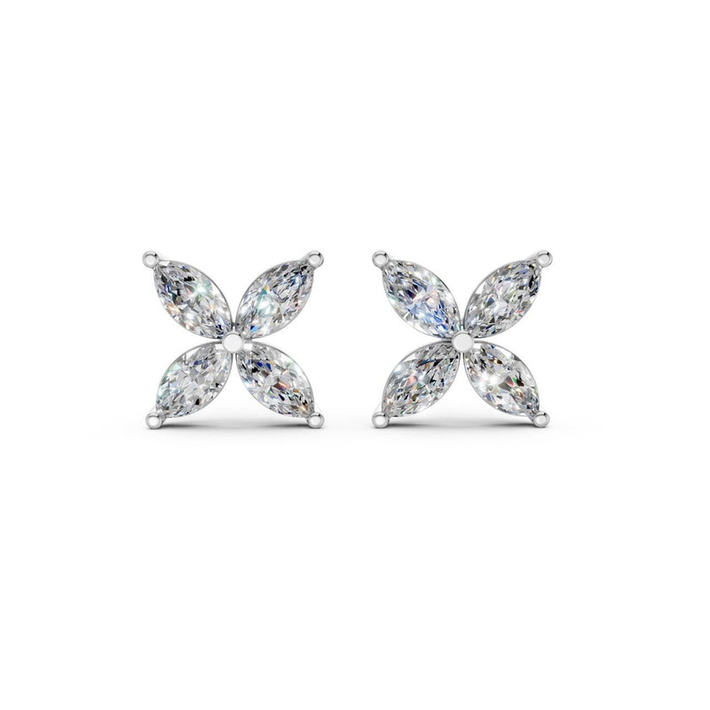 The Fleur Marquise Studs - Ring Premier