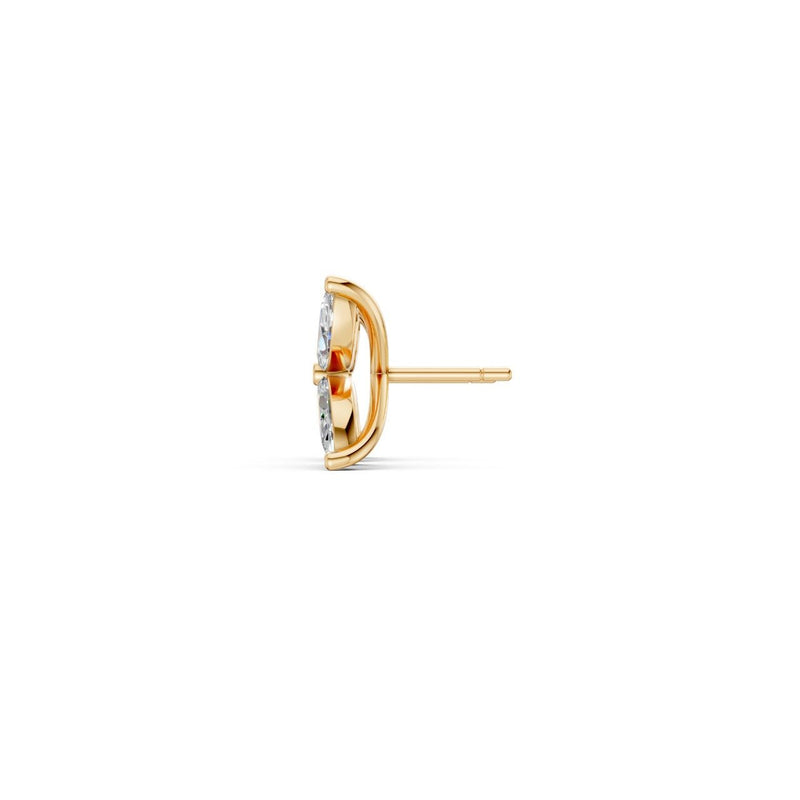 The Fleur Marquise Studs - Ring Premier