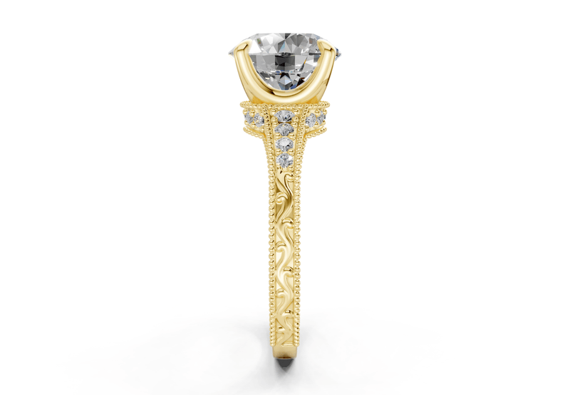 The Rosemont Three Stone Engagement Ring - Ring Premier