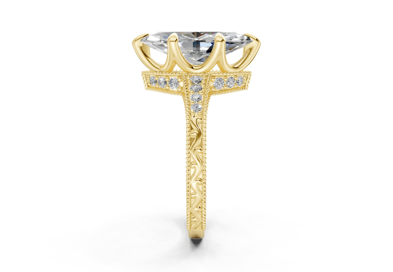 The Rosemont Three Stone Engagement Ring - Ring Premier