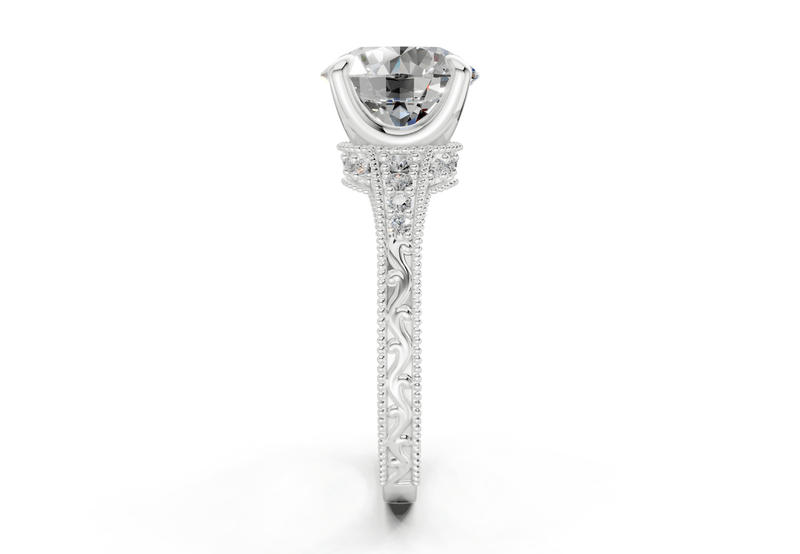The Rosemont Three Stone Engagement Ring - Ring Premier