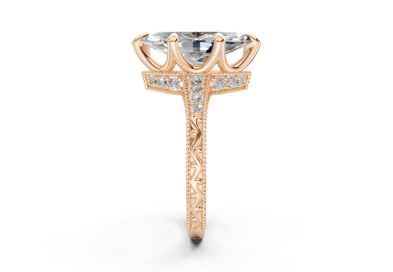 The Rosemont Three Stone Engagement Ring - Ring Premier