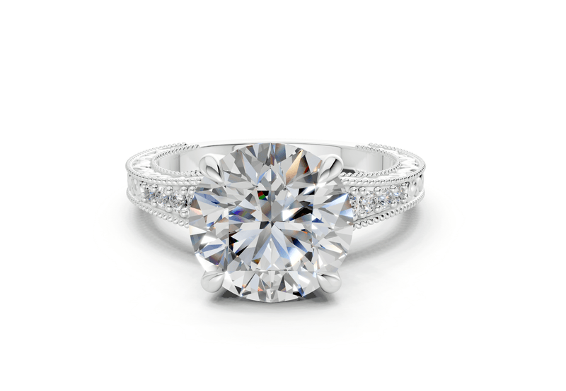 The Rosemont Three Stone Engagement Ring - Ring Premier
