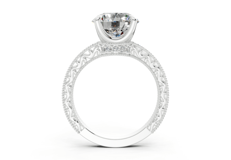 The Rosemont Three Stone Engagement Ring - Ring Premier