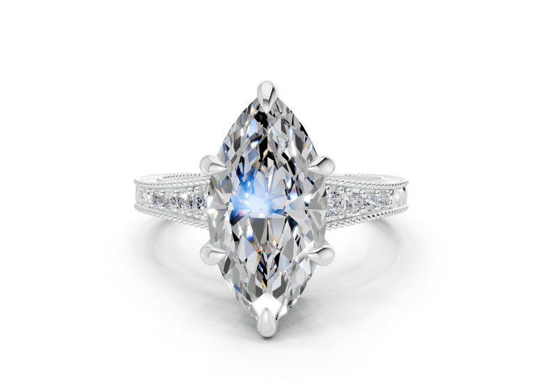 The Rosemont Three Stone Engagement Ring - Ring Premier