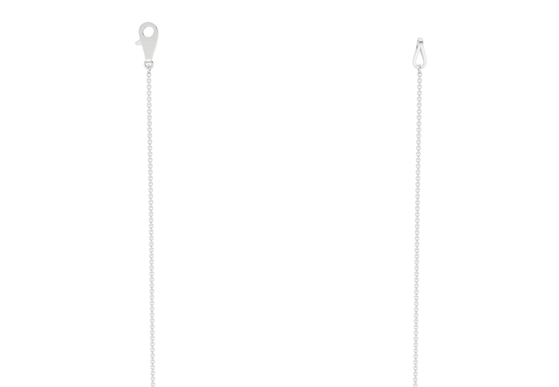 Tranquil Blue Diamond Stationed Necklace ½ Carat Total Wt. - Ring Premier