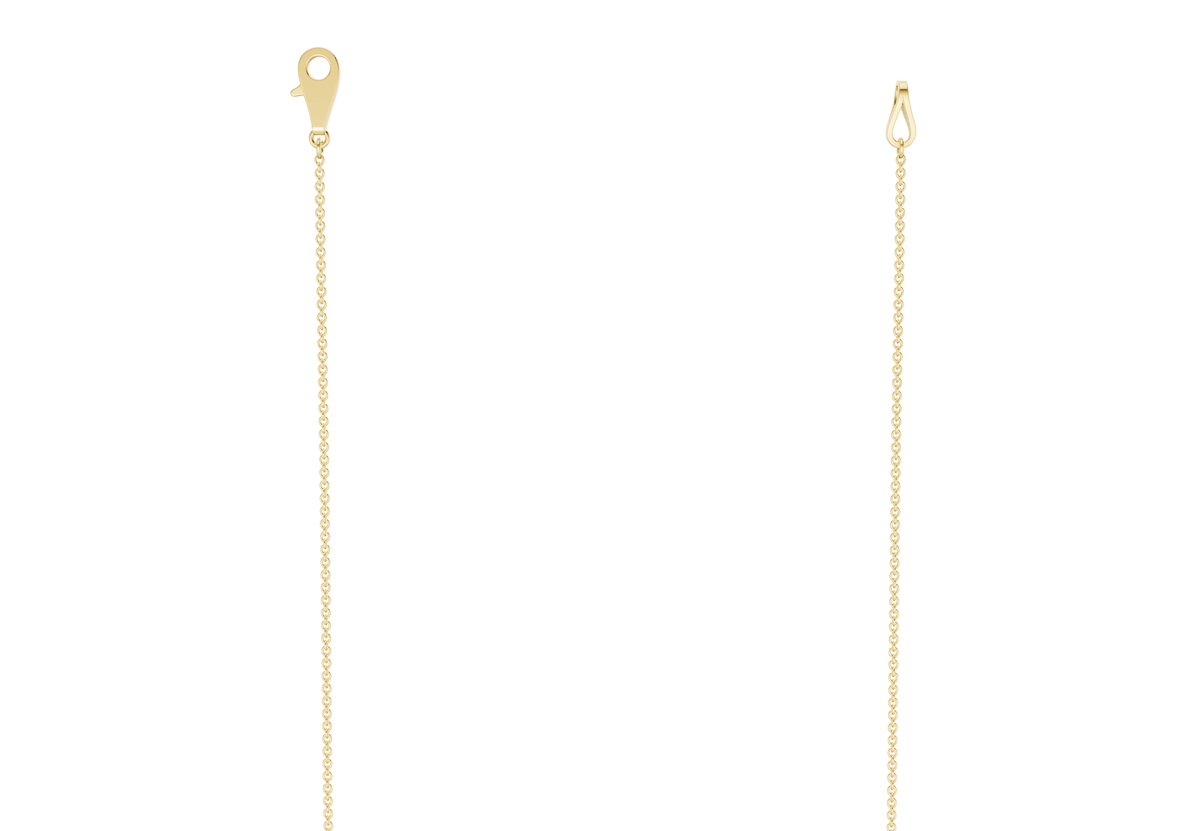 Tranquil Emerald Gemstone Stationed Necklace ½ Carat Total Wt.