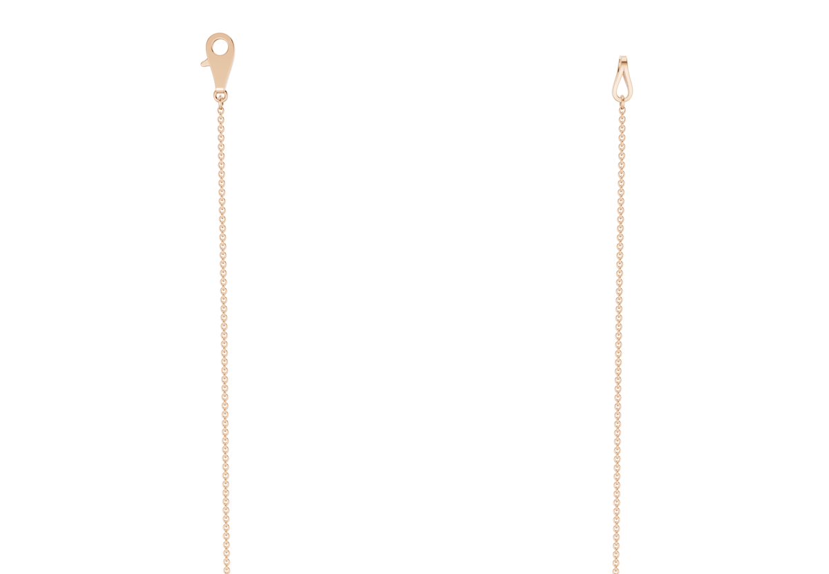 Tranquil Pink Diamond Stationed Necklace ½ Carat Total Wt.