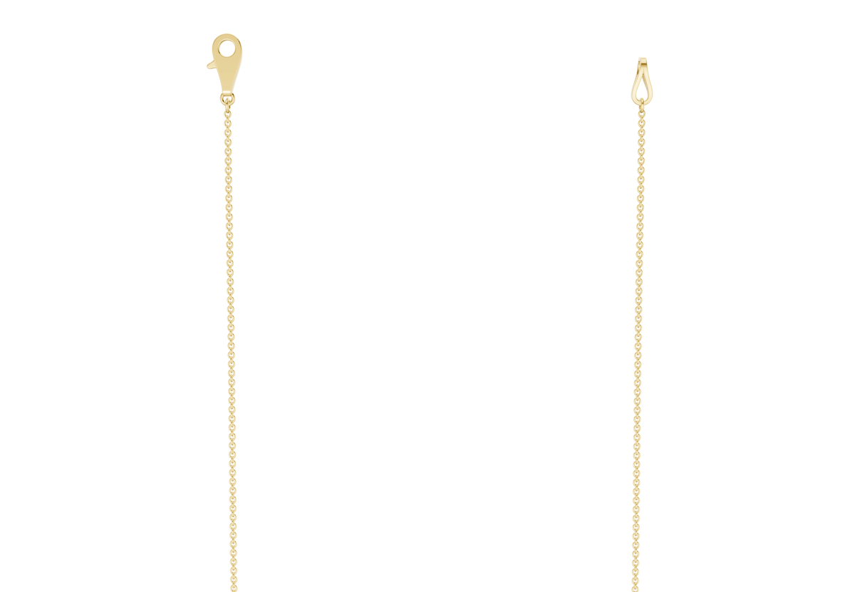 Tranquil Sapphire Gemstone Stationed Necklace ½ Carat Total Wt.