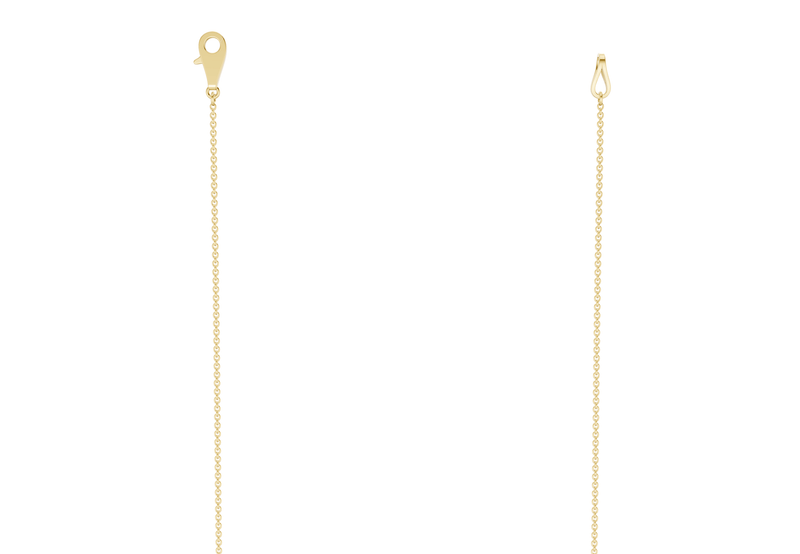 Tranquil Sapphire Gemstone Stationed Necklace ½ Carat Total Wt. - Ring Premier