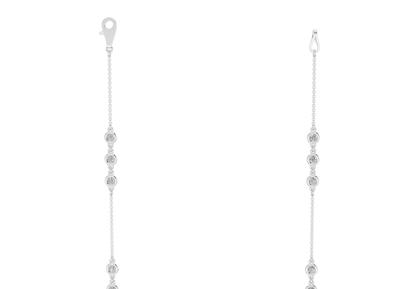 Trio Diamond Necklace 1 Carat Total Wt.